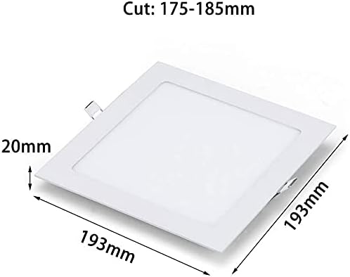 Tavan kolye ışık LED tavan paneli ışık kare Ultra-ince Downlight Trafo ile, 85-265 V, Ra85+, gömme aydınlatma armatürü Güçlendirme