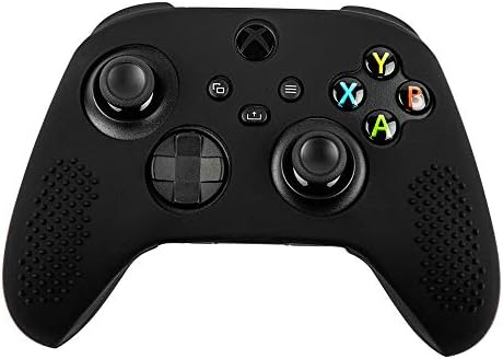 Yumuşak Silikon Koruyucu Kapak Skins, Kaymaz Koruyucu Kılıf için Microsoft Xbox Serisi S / X Gamepad Controller-2 adet(Siyah