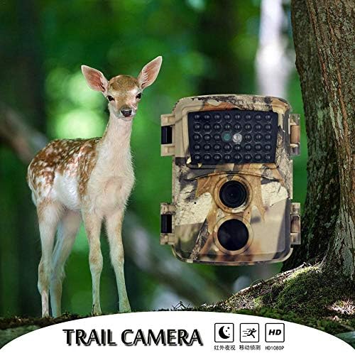 Earlyad Yaban Hayatı Kamera, 12MP Trail Kameralar 1080 P Avcılık 38LED Kızılötesi Kamera, Kızılötesi Sensör ve 90 ° Algılama