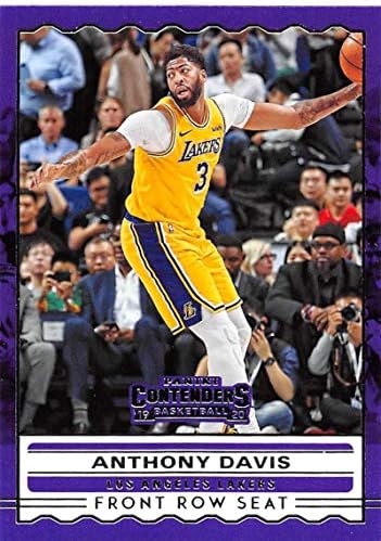 2019-20 Panini Yarışmacıları Ön Sıra Koltuk 4 Anthony Davis Los Angeles Lakers NBA Basketbol Ticaret Kartı