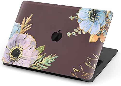 Mertak sert çanta ile Uyumlu MacBook Pro 16 Hava 13 inç Mac 15 Retina 12 11 2020 2019 2018 2017 Kahverengi Soyut Dizüstü Plastik