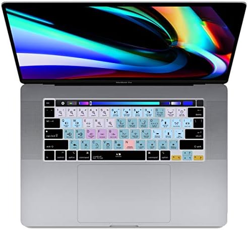 SAİK Dreamweaver Kısayolları Kısayol Tuşu Silikon Klavye Kapak Koruyucu için MacBook Pro 13 inç 2020 (Model A2289”A2251 / A2338