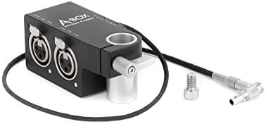 ARRI Alexa Mini Kameralar için Ahşap Kamera A-Box, Çift XLR Giriş Adaptörüne 5 Pinli LEMO Girişi
