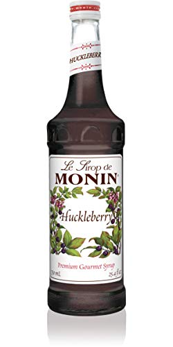 Monin-Huckleberry Şurubu, Tatlı Yabanmersini Tadı, Meyveli Meyve Aroması, Mochalar, Çaylar, Limonatalar, Gazlı İçecekler ve Kokteyller