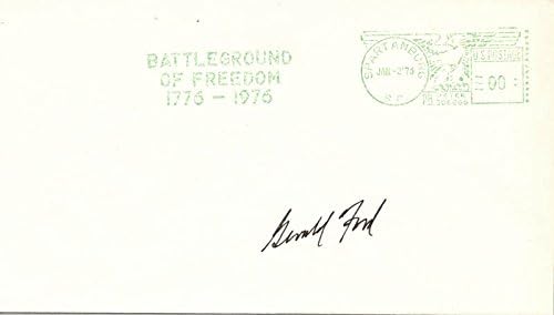 Başkan Gerald R. Ford-Hatıra Zarfı İmzalandı