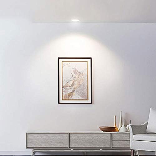 HSCW LED Ultra-ince Downlight gömülü tavan ışık gizli Downlight 3 W 3000 K/ 4000 K/ 6000 K sıcak/doğal/beyaz ışık kapalı dekoratif