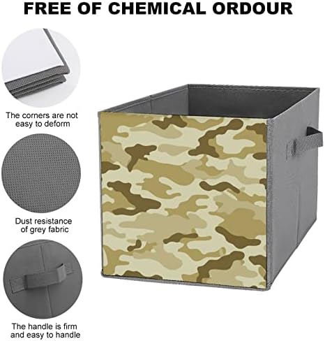 GSALLE Katlanır saklama kutuları Askeri Nokta Kumaş saklama kutuları Katlanabilir Depolama Küpleri Dekoratif saklama kutuları