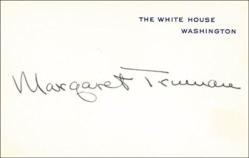 Margaret Truman-Beyaz Saray Kartı İmzalandı