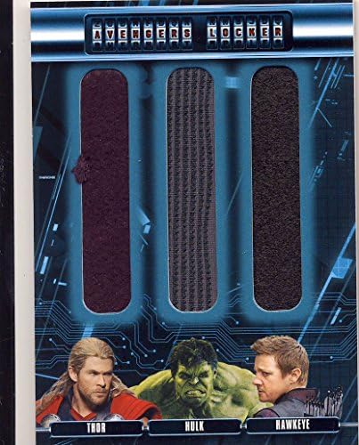 2015 Üst Güverte UD Ultron Çağı Ticaret Kartları Avengers Soyunma Dolabı / Kostüm Kartı AL3-THH Thor Hulk Hawkeye
