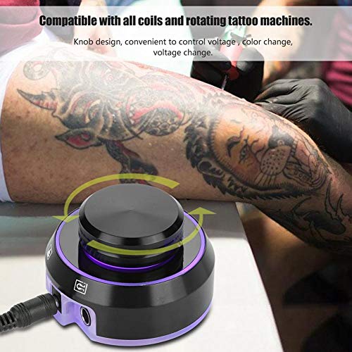 Profesyonel Dövme Güç Kaynağı, Değişken Renkli ışık Dahili Mıknatıs Dövme tabancası Güç Dövme Trafo Seti Dövme Makinesi Güç Kaynağı
