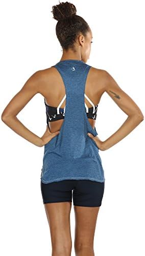 ıcyzone Egzersiz Tankı Üstleri Kadınlar için-Koşu Kas Tankı Spor Egzersiz Salonu Yoga Üstleri Atletik Gömlek (3'lü paket)
