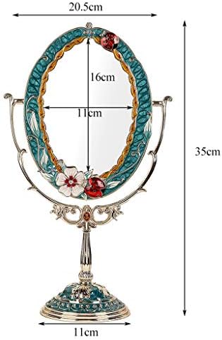 NZFERT Taşınabilir makyaj aynası HD Çift Taraflı makyaj aynası Avrupa Ayna Masaüstü Prenses Ayna Kore masa aynası makyaj aynası