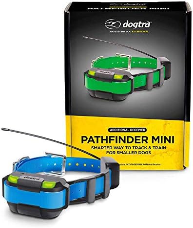 Dogtra Pathfinder Mini Ek Alıcı 4-Mile 21-Köpek Genişletilebilir Su Geçirmez Smartphone GPS Takip ve Eğitim Mini E-Yaka