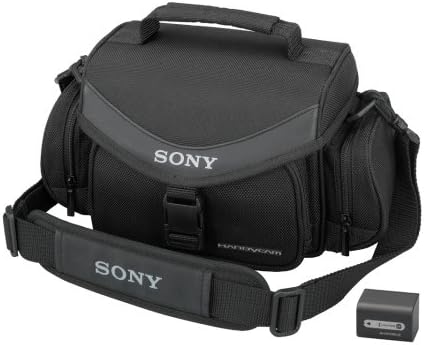 Çoğu Sony Video Kamera için NPFH70 Pil ve LCS-VA30 Kılıflı Sony ACCFH70 Aksesuar Kiti