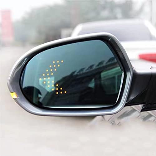 GMRVOA araba Ayna Cam Audi A6 C7 2012-2018 ıçin 2 adet Mavi Ayna cam ısıtmalı Açı geniş parlama geçirmez dönüş sinyal lambası