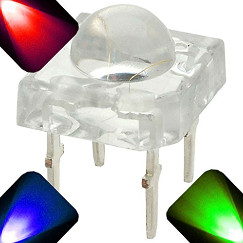 5mm Süper Parlak Piranha LED - RGB-Ortak Katot (100'lü Paket)