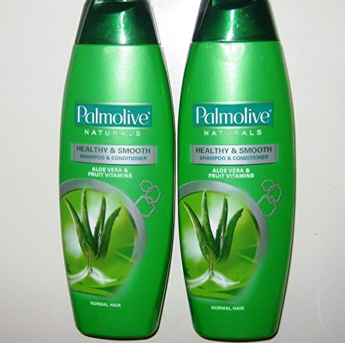 Lot 2 Palmolive Naturals Şampuan ve Saç Kremi 2in1 Sağlıklı ve Pürüzsüz Normal Saçlar için 180 ml / pk (Toplam 360 Ml)