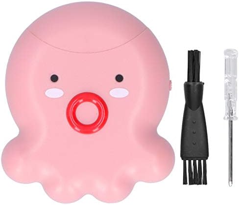 Elektrikli Bebek Tırnak Törpüsü, Mini Karikatür Tırnak Makası Parlatıcı Düzeltici 2-12 Yaş için Güvenli Sessiz (Pembe)