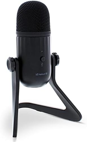 Helyum 10 HX10 Podcast Mikrofon - Bilgisayar, Oyun, Kayıt, Akış, Daha Fazlası için Kondenser usb'li mikrofon - Kulak Tomurcukları,