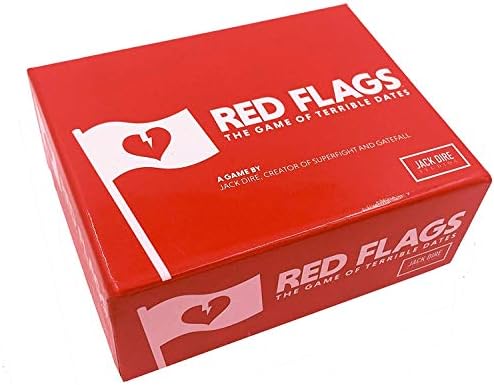 Kırmızı Bayraklar: Korkunç Tarihler Oyunu / Komik Kart Oyunu / Yetişkinler için Parti Oyunu, 3-10 Oyuncu / Superfight'ın Yaratıcısı
