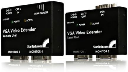 StarTech.com Cat5 üzerinden VGA Video Genişletici (ST121 Serisi) - 500 ft'ye kadar (150m) - Cat 5 üzerinden VGA Genişletici -