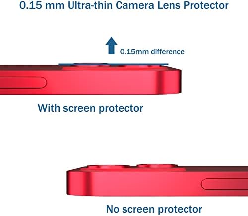 [4 Paket] XSL için iPhone 13 Mini / 13 Kamera Lens Koruyucu, HD Pleksiglas 13 6.1 inç / 13 Mini 5.4 inç Kamera Koruyucu Kırmak