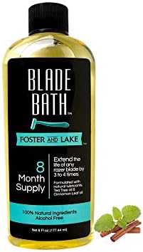 Foster ve Lake - Bıçak Banyosu, 6 oz - Tıraş Bıçağı Ömrünü Artırın, Tıraş Bıçakları Nasıl Daha Uzun Süre Dayanır