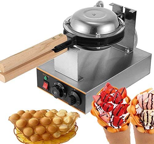 Yumurta Kek Makinesi, 110 V 1400 W Elektrikli Yumurta waffle makinesi Makinesi Yapışmaz Paslanmaz Çelik kek fırını Puf ekmek