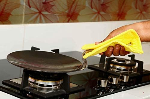 APCOLLECTION Pot Tutucu %100 % Pamuk, makinede yıkanabilir, ısıya Dayanıklı Mutfak Hediye Seti (30 Paket Boyutu 10X10 İnç Renk