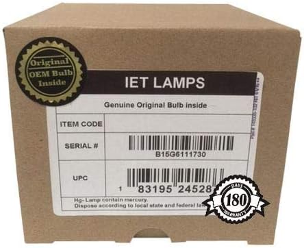 IET Lambalar-Orijinal Orijinal Yedek Ampul/lamba için OEM Konut ile HİGH END Sistemleri DML-1200 (4-Pack) Projektör (Philips