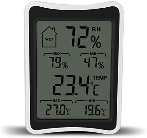 FENXİXİ Yüksek Doğruluk Dijital Termometre Higrometre Sıcaklık Nem Ölçer Monitör Kapalı Max Min Bellek Hava İstasyonu