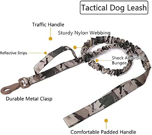 Taktik köpek tasması Askeri köpek tasması Ayarlanabilir Naylon köpek tasması Ağır Metal Toka ile Kolu için Köpek Eğitim