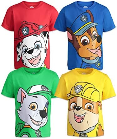 Nickelodeon Pençe Devriye 4 paket Kısa Kollu Grafik T-Shirt