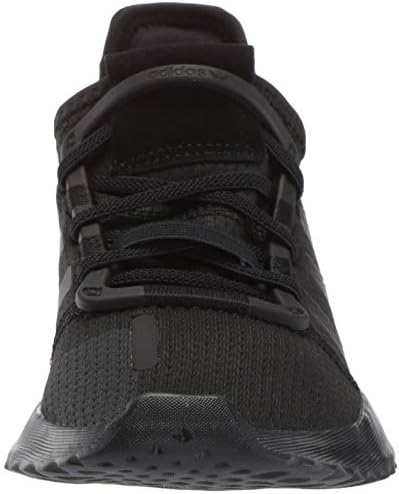 adidas Originals Unisex-Çocuk U_Path Koşu Ayakkabısı, Siyah/Siyah/Beyaz, 4 M US Big Kid