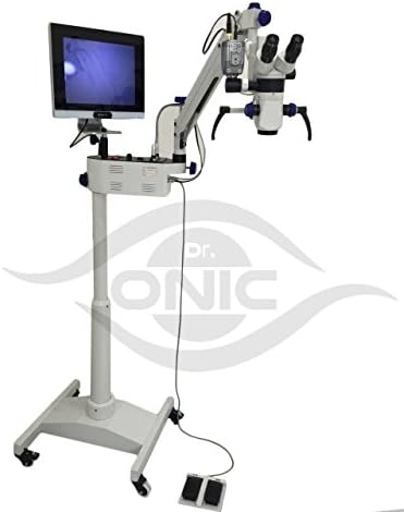 Nöroşirürji Cerrahi Mikroskop 3 Adım, Zemin Tipi, 90° Dürbün, LED Ekran, HD Kamera, Işın Ayırıcı Dr. Onic