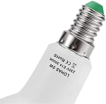 5 ADET Reflektör LED Vida Ampuller 5 Watt R50 E14 SES Değiştirin 40 Akkor 400lm,sıcak Beyaz 3000 K