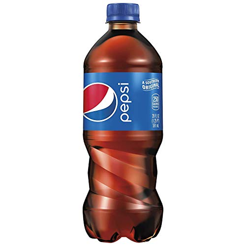 Pepsi Soda, 20oz Şişe (10'luk Paket, Toplam 200 Fl Oz)