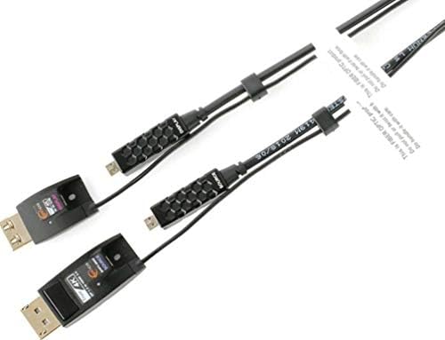 Opticis DHFC-200D - 20 DisplayPort 1.2-HDMI 2.0 Dönüştürme 20 Metre Ayrılabilir Aktif Optik Kablo, 60hz'de (RGB ve YCbCr: 4:4:4)