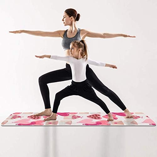Unicey sevgililer Günü Dikişsiz Desen Yoga Mat Kalın Kaymaz Yoga Paspaslar Kadınlar ve Kızlar için egzersiz matı Yumuşak Pilates