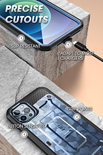 SUPCASE Unicorn Beetle Pro Serisi iphone için kılıf 13 Pro Max (2021 Yayın) 6.7 İnç, Dahili Ekran Koruyucu Tam Vücut Sağlam Kılıf