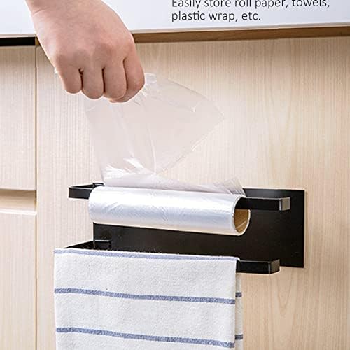 Mutfak Kağıt Raf Altında Kabine Kağıt Duvara Monte Rulo Tutucular Kendinden Yapışkanlı Standı için Banyo Dolabı Tuvalet Mutfak