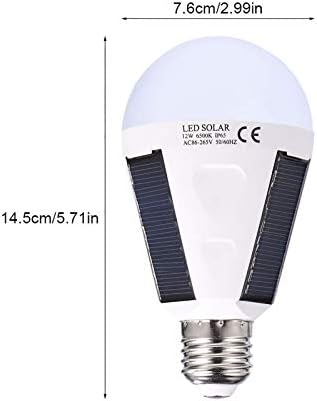 Şarj edilebilir Güneş LED Ampul Acil Ampul E27 Solar Lamba Ampul Enerji Tasarrufu Ampul ower Kesintisi Başarısızlık için IP65