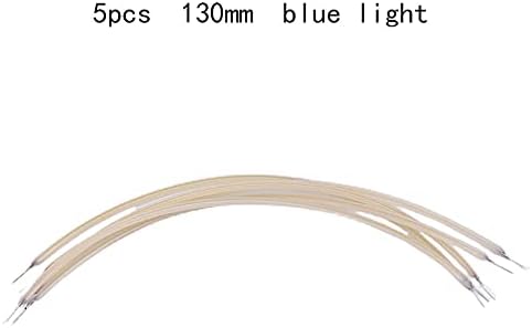 Edison Ampul Filament lamba parçaları led ışık aksesuarları diyotlar esnek filament5 / ps-mavi 3 V 130mm_5/ps / 3 V 130mm