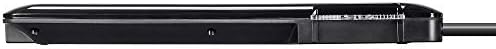Monoprice 8 Çıkışlı Mini Dalgalanma Koruyucusu - 6 Feet-Siyah | Ağır Hizmet Tipi Kablo / UL Anma 3,420 Joule Topraklı ve Korumalı