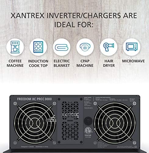 Xantrex 818-3010 Inv / Chgr, Özgürlük XC PRO, 3000 W 12 V 150A