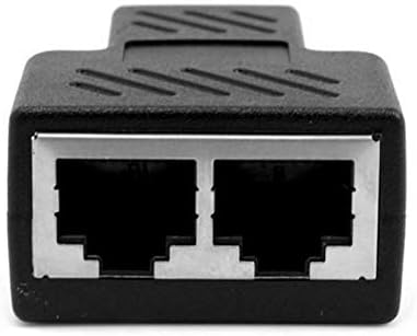 Tabpole RJ45 CAT5 6 Ethernet Kablosu LAN Portu 1 ila 2 Soket Splitter Konnektör Adaptörü PC