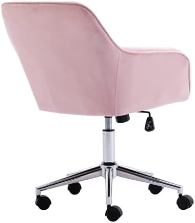 Kadife Ofis Koltuğu Sevimli Accent Sandalyeler Döner Masa Sandalyeler Tekerlekler ile Chic Vanity Koltuk Yatak Odası Oturma Odası