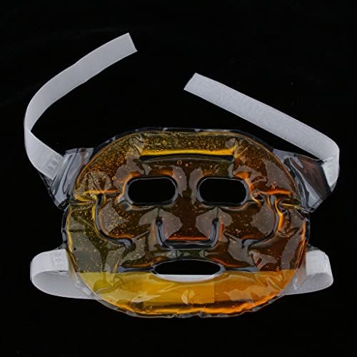 Newmind Sıcak / Soğuk Kullanımlık Jel Boncuk Yüz Maskesi için Yumuşak Peluş Destek ile Yüz Cilt Bakımı, Uyku, Şişme, Migren,