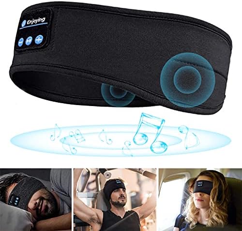 Bluetooth 5.0 Göz maskesi için Uyku Kulaklıkları Gürültüyü Azaltın, Yükseltin Yumuşak Elastik Rahat Müzik Spor Kafa Bantları,