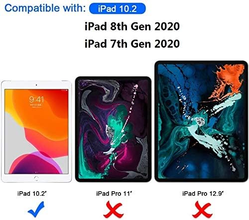 [3 Paket] Ekran Koruyucu için Yeni iPad 9th Nesil 10.2 inç 2021, iPad 8th / 7th Nesil 10.2 inç, Temperli Cam Ekran Koruyucu Apple